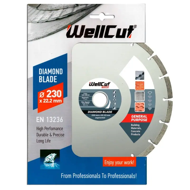 Tarcza diamentowa tnąca Wellcut Ø230