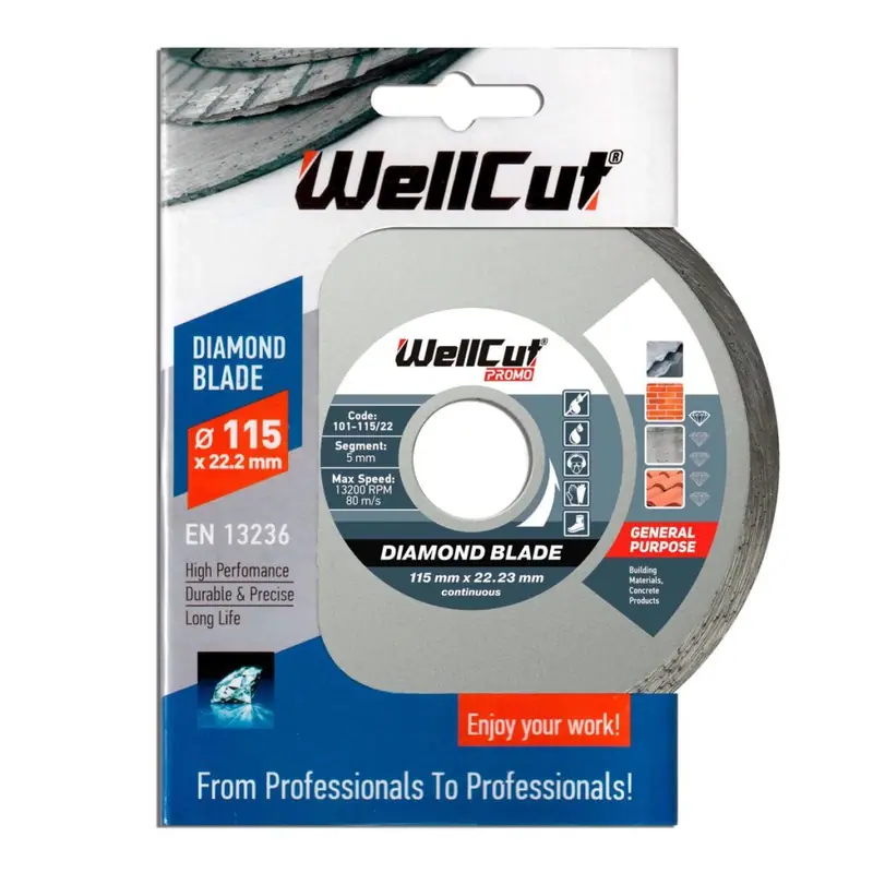 Tarcza diamentowa tnąca Wellcut Ø115