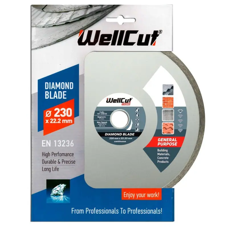 Tarcza diamentowa tnąca Wellcut Ø230