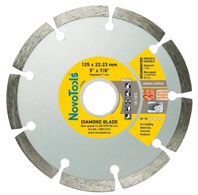 Tarcza diamentowa tnąca NovoTools Ø125×7