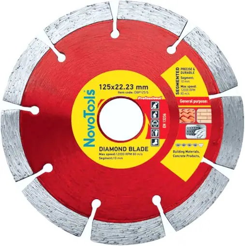 Tarcza diamentowa tnąca NovoTools Ø125×10