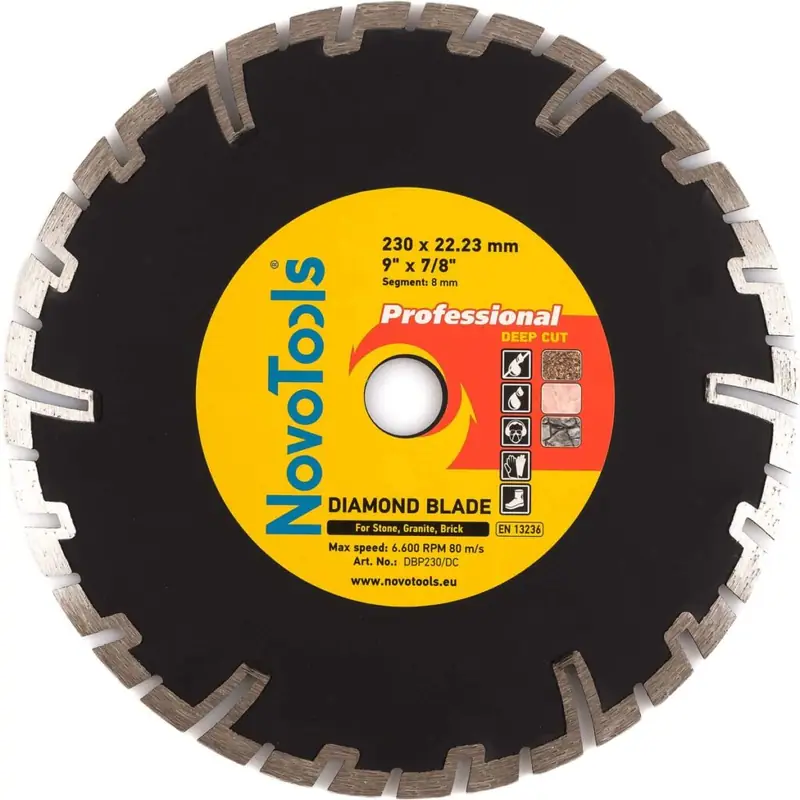 Tarcza diamentowa tnąca NovoTools Ø230×8