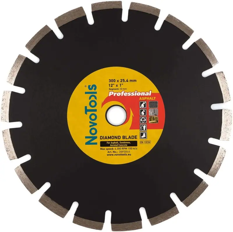 Tarcza diamentowa tnąca NovoTools Ø300×10