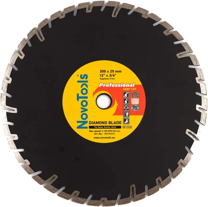 Tarcza diamentowa tnąca NovoTools Ø300×8