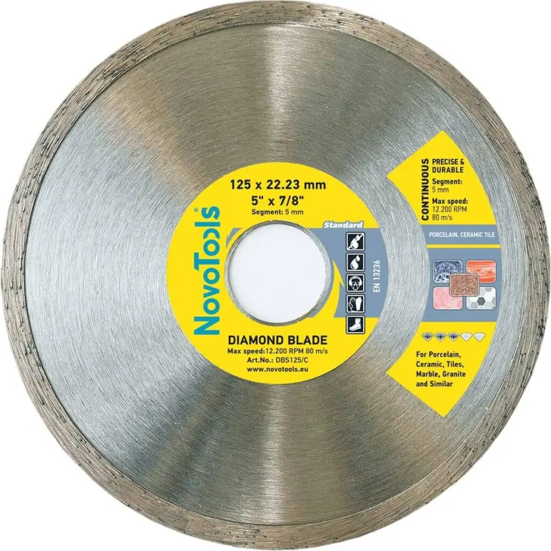 Tarcza diamentowa tnąca NovoTools Ø125×5