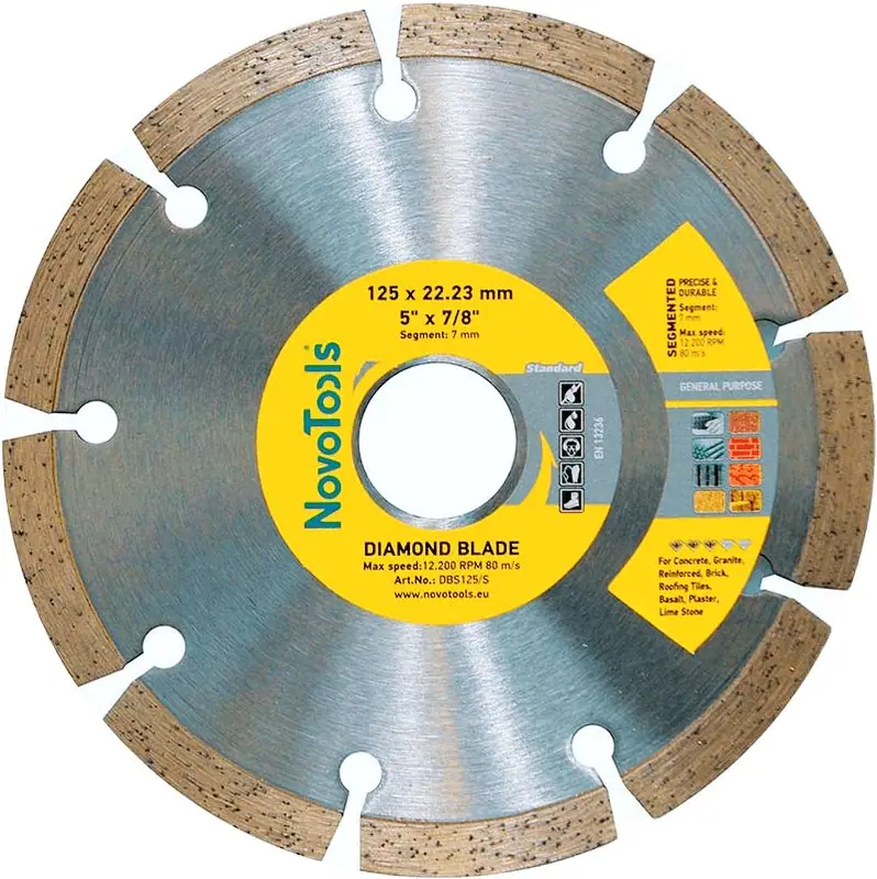 Tarcza diamentowa tnąca NovoTools Ø125×7