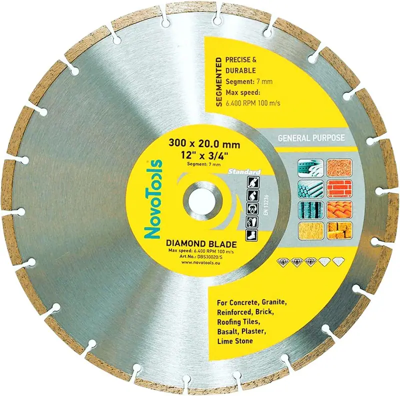 Tarcza diamentowa tnąca NovoTools Ø300×7