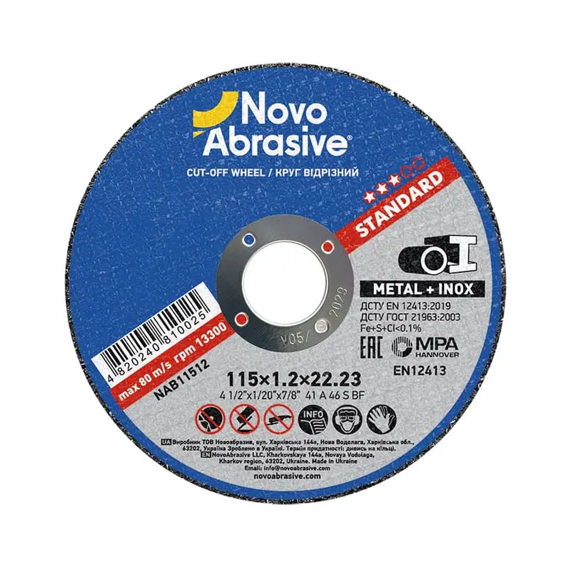 Trennscheibe NovoAbrasive Ø115×1.2