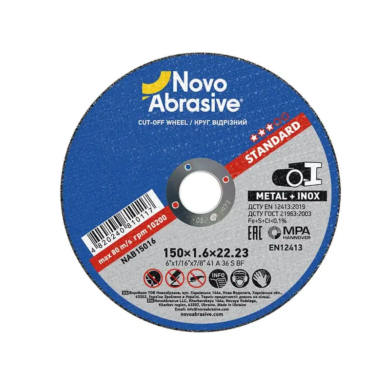 Trennscheibe NovoAbrasive Ø150×1.6