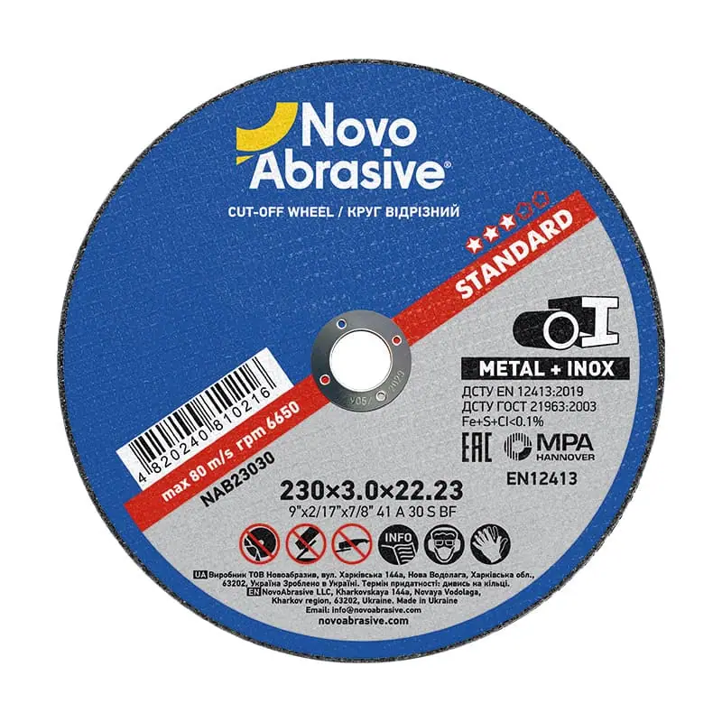 Trennscheibe NovoAbrasive Ø230×3
