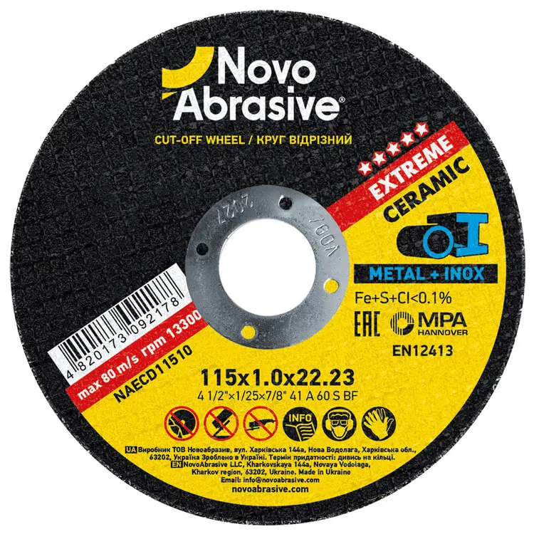 Trennscheibe NovoAbrasive Ø115×1