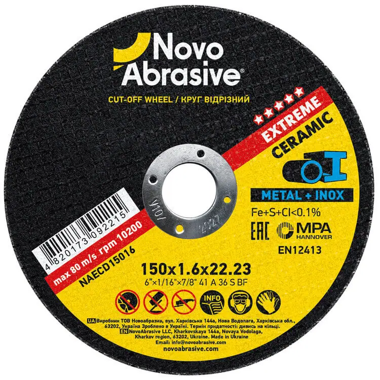Trennscheibe NovoAbrasive Ø150×1.6