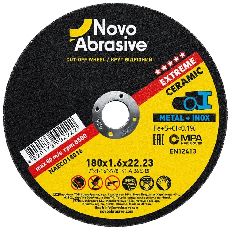Trennscheibe NovoAbrasive Ø180×1.6