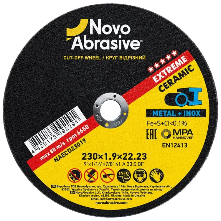 Trennscheibe NovoAbrasive Ø230×1.9