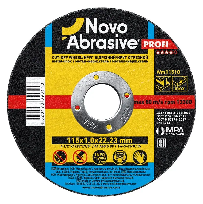 Trennscheibe NovoAbrasive Ø115×1