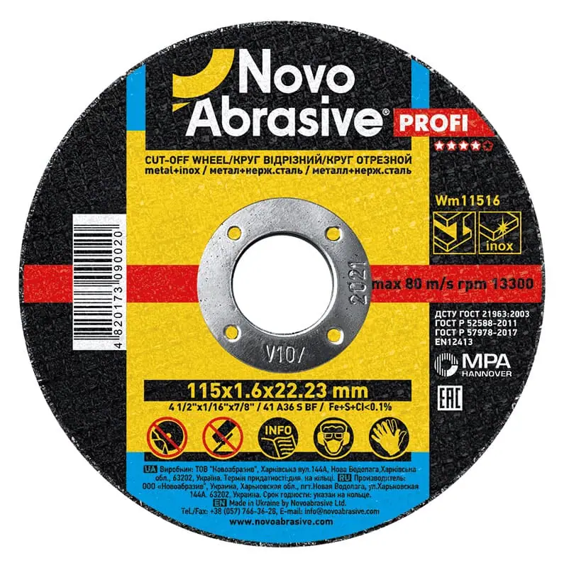 Trennscheibe NovoAbrasive Ø115×1.6
