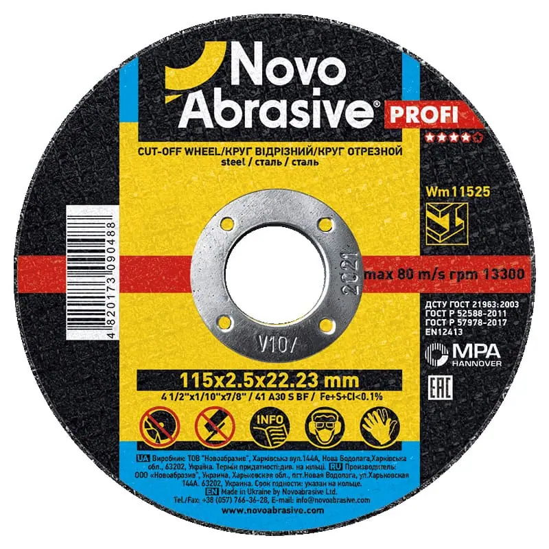 Trennscheibe NovoAbrasive Ø115×2.5