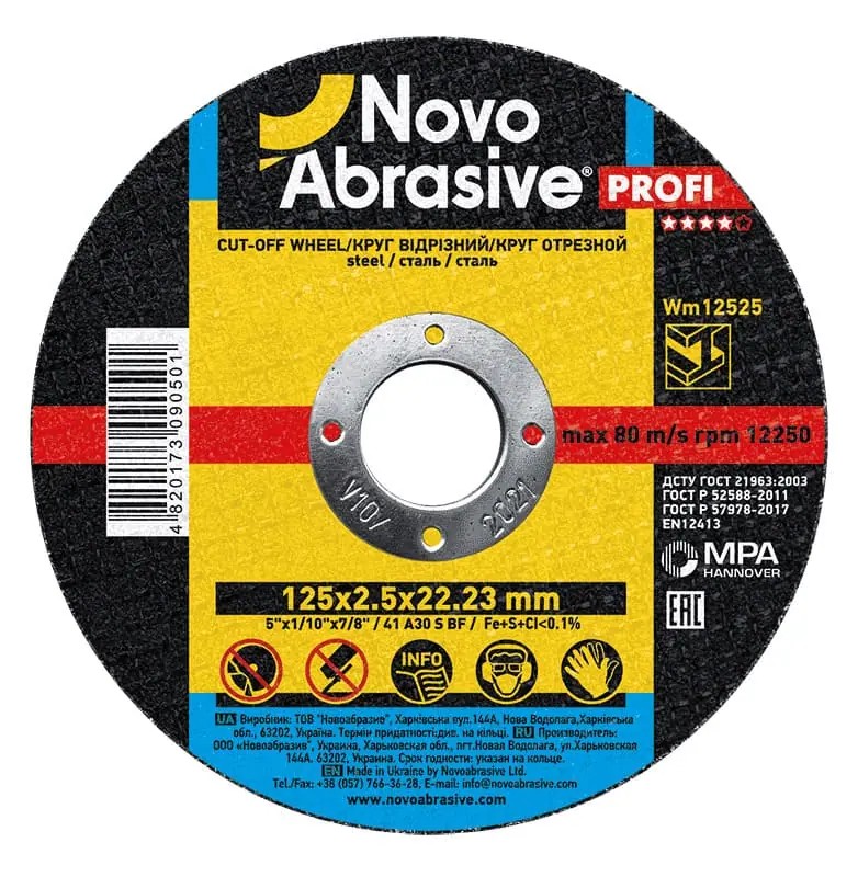 Trennscheibe NovoAbrasive Ø125×2.5