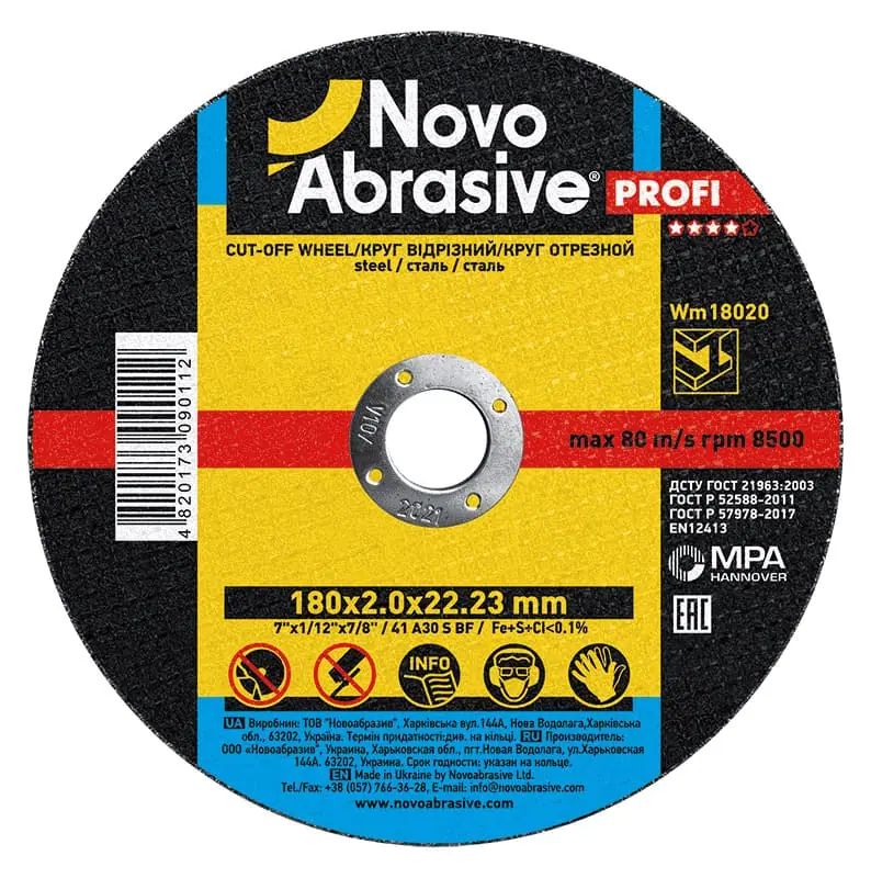 Trennscheibe NovoAbrasive Ø180×2