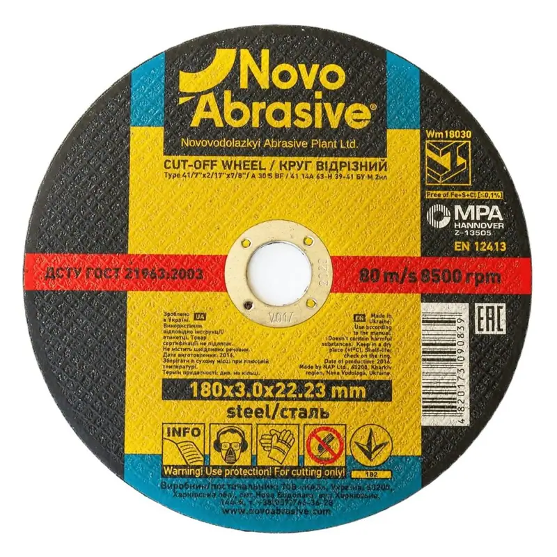 Trennscheibe NovoAbrasive Ø180×3