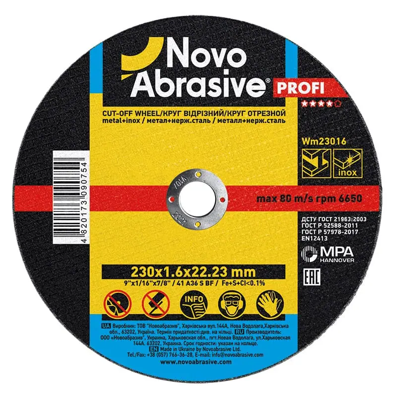 Trennscheibe NovoAbrasive Ø230×1.6