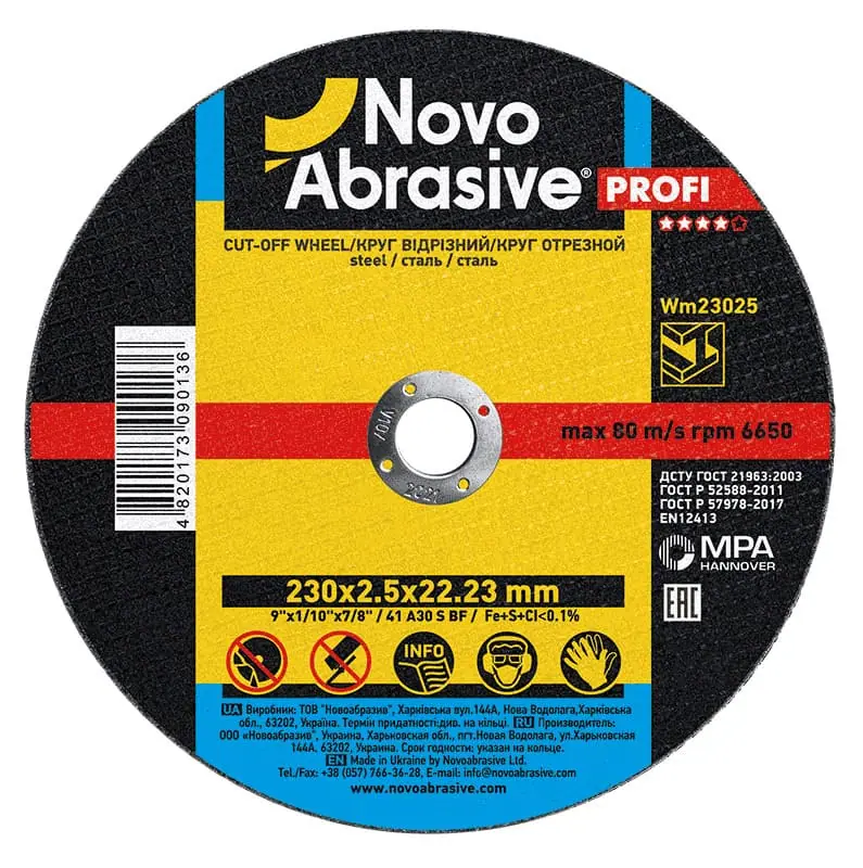 Trennscheibe NovoAbrasive Ø230×2.5